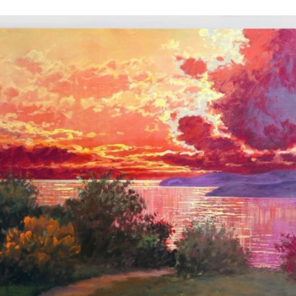 ''Nuagaes' by Littorio Del Signore Seriolithograph - Picture 3 of 4